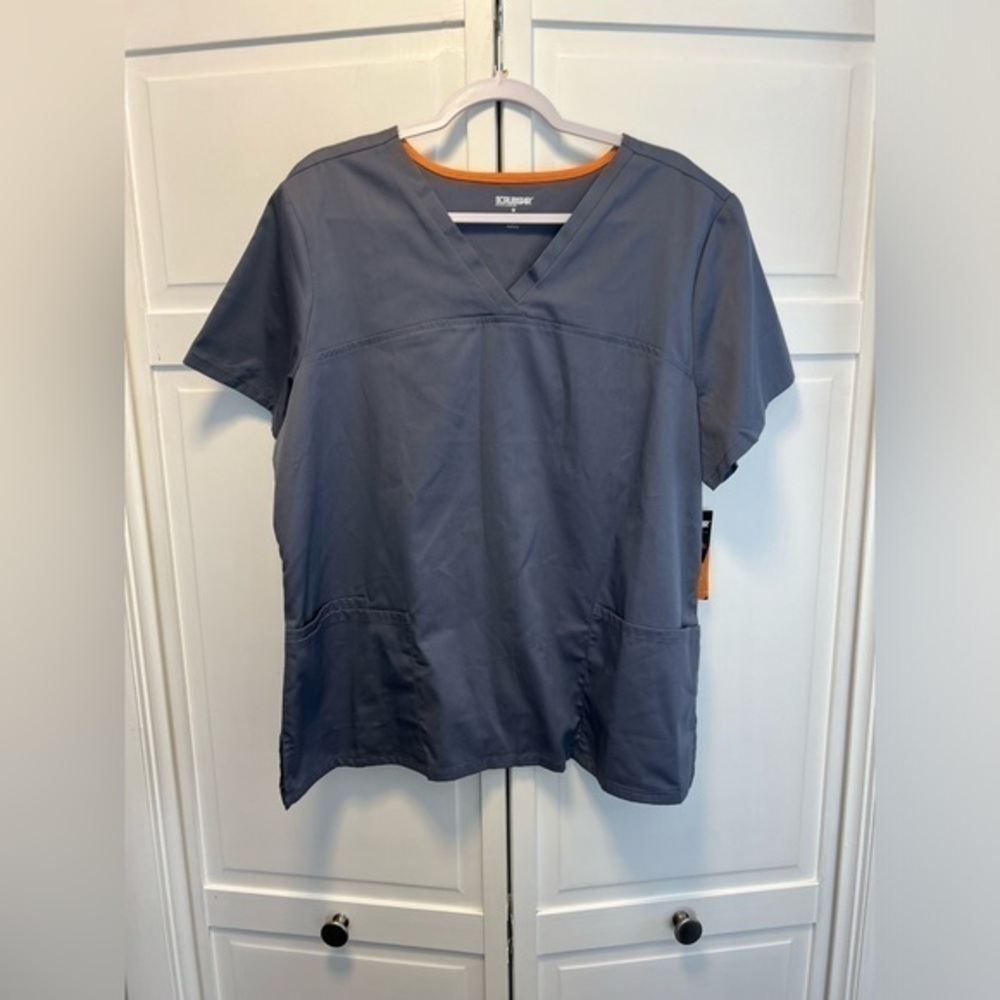 NWT Scrubstar Premium Scrub wear, Core Essentials Collection Scrub Top Womens XL